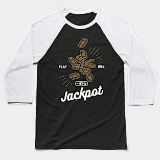 Japanese Old Coins Jackpot - Ikkaku Senkin Baseball T-Shirt